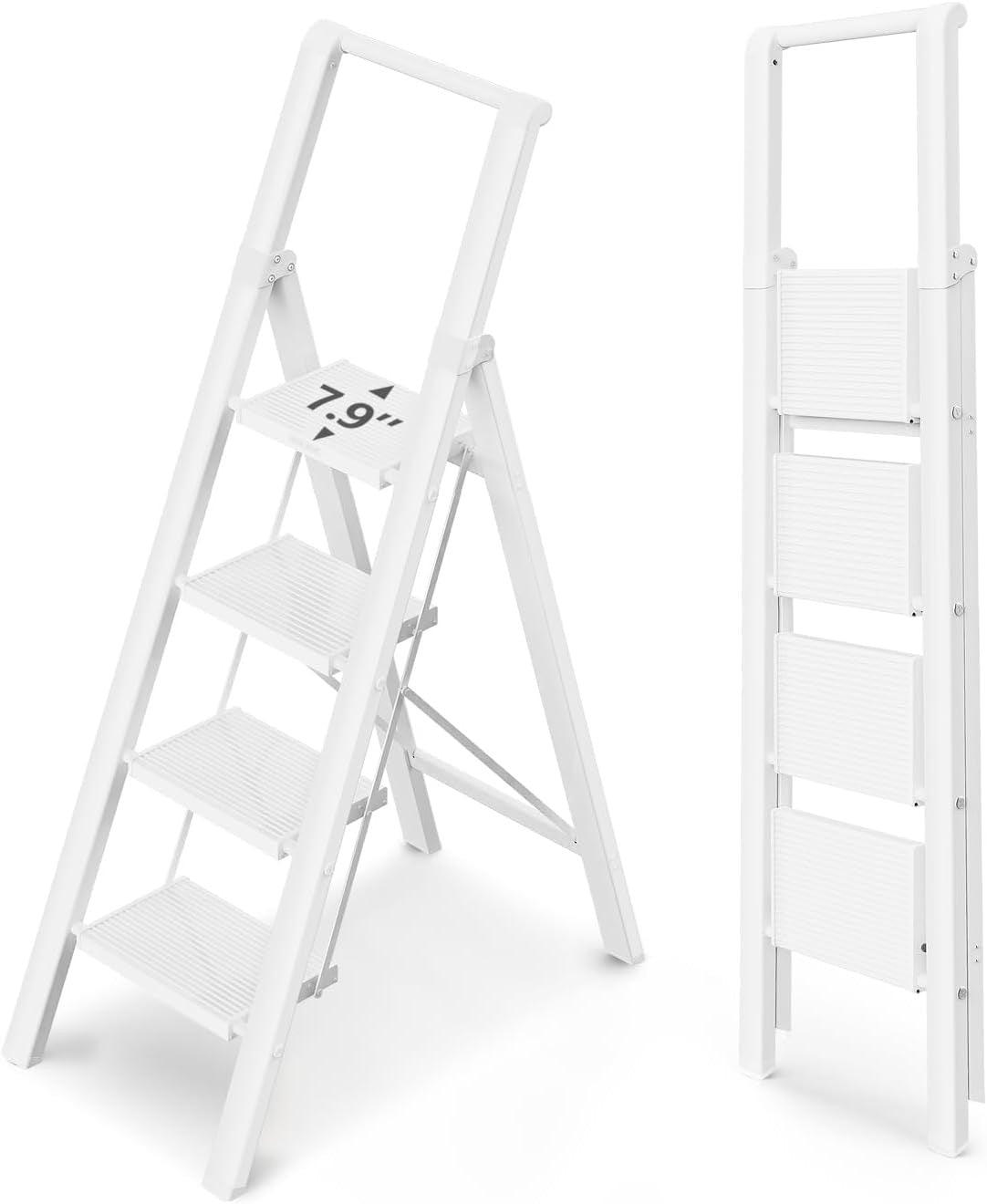 4 Step Lightweight Foldable Ladder