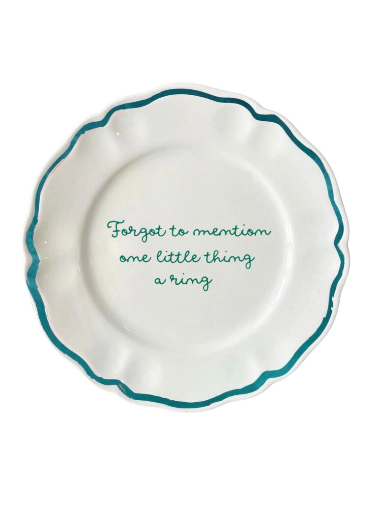 OTM Exclusive: Santa Baby Plates, Set of 4