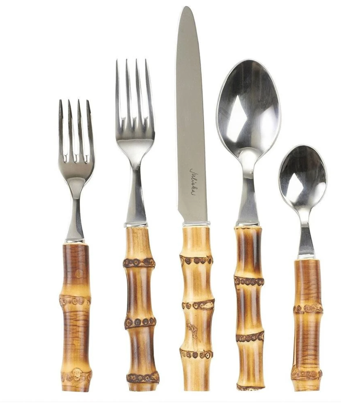 Bamboo Flatware Service Set of 5