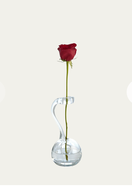 Ashley Childers for Global Views Clear Ring Flower Vase