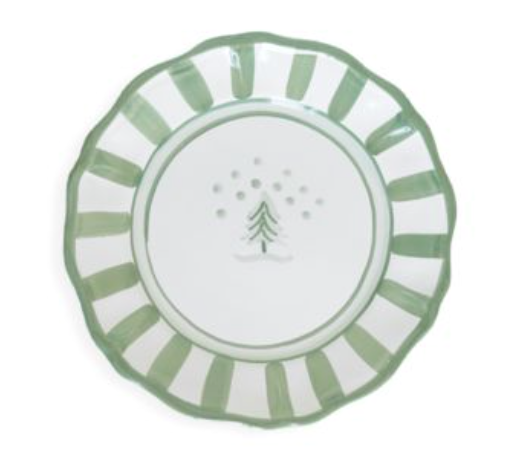Allegro Dinner Plate, Green Tree