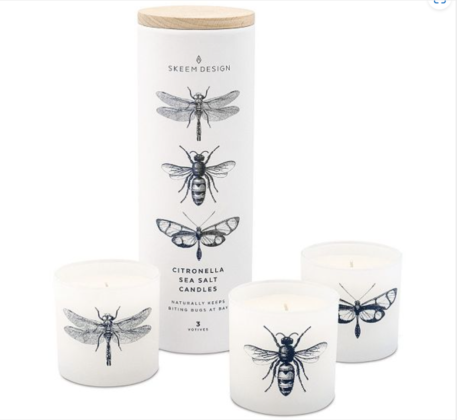 Citronella Sea Salt Votive Set