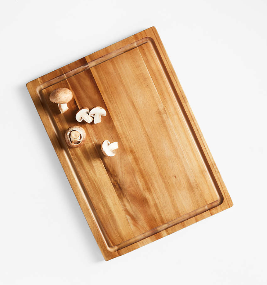 Acacia Wood Cutting Board 18"x13"x0.75"