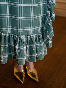Wrap Skirt in Pin Stripe