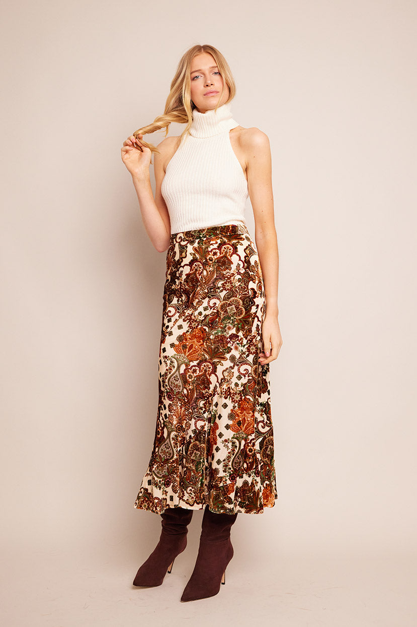 Naomi Skirt in Cascade Blush