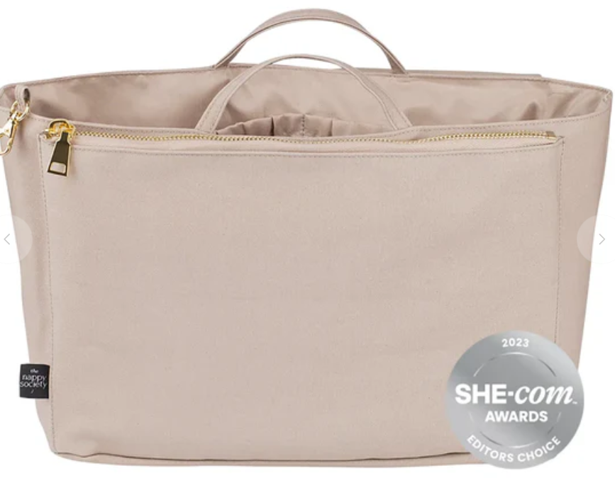 Baby Bag Insert Organiser- Compact Sand