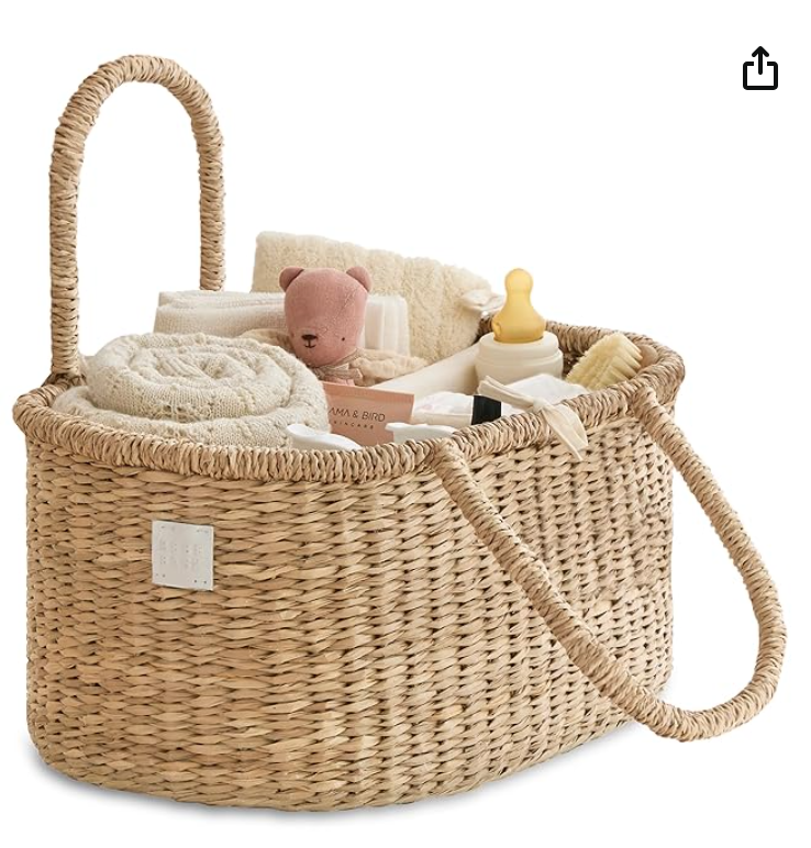 BEBE BASK Premium Baby Diaper Caddy Organizer