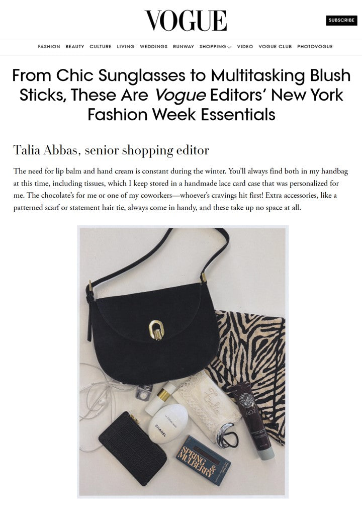 "Camarinas" Jewel Pouch in White