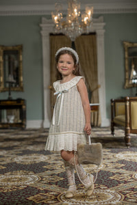 Iris Tweed Dress - Petite Maison Kids
