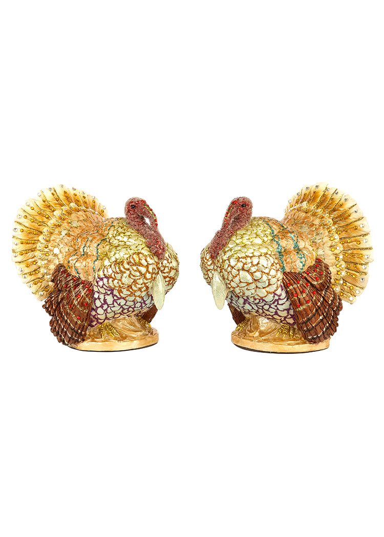Jeweled Turkey, Set of 2