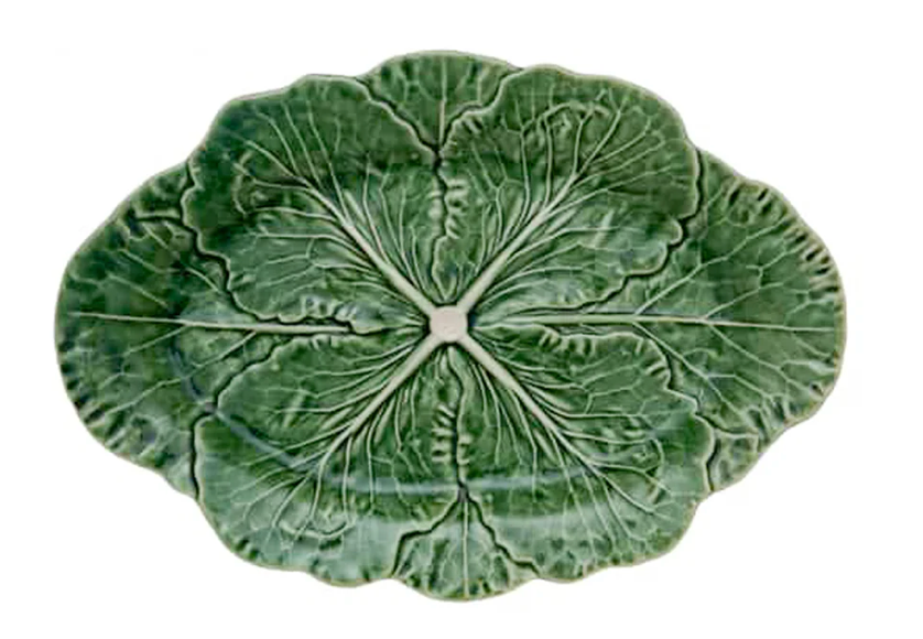 Bordallo Pinheiro Cabbage Oval Platter