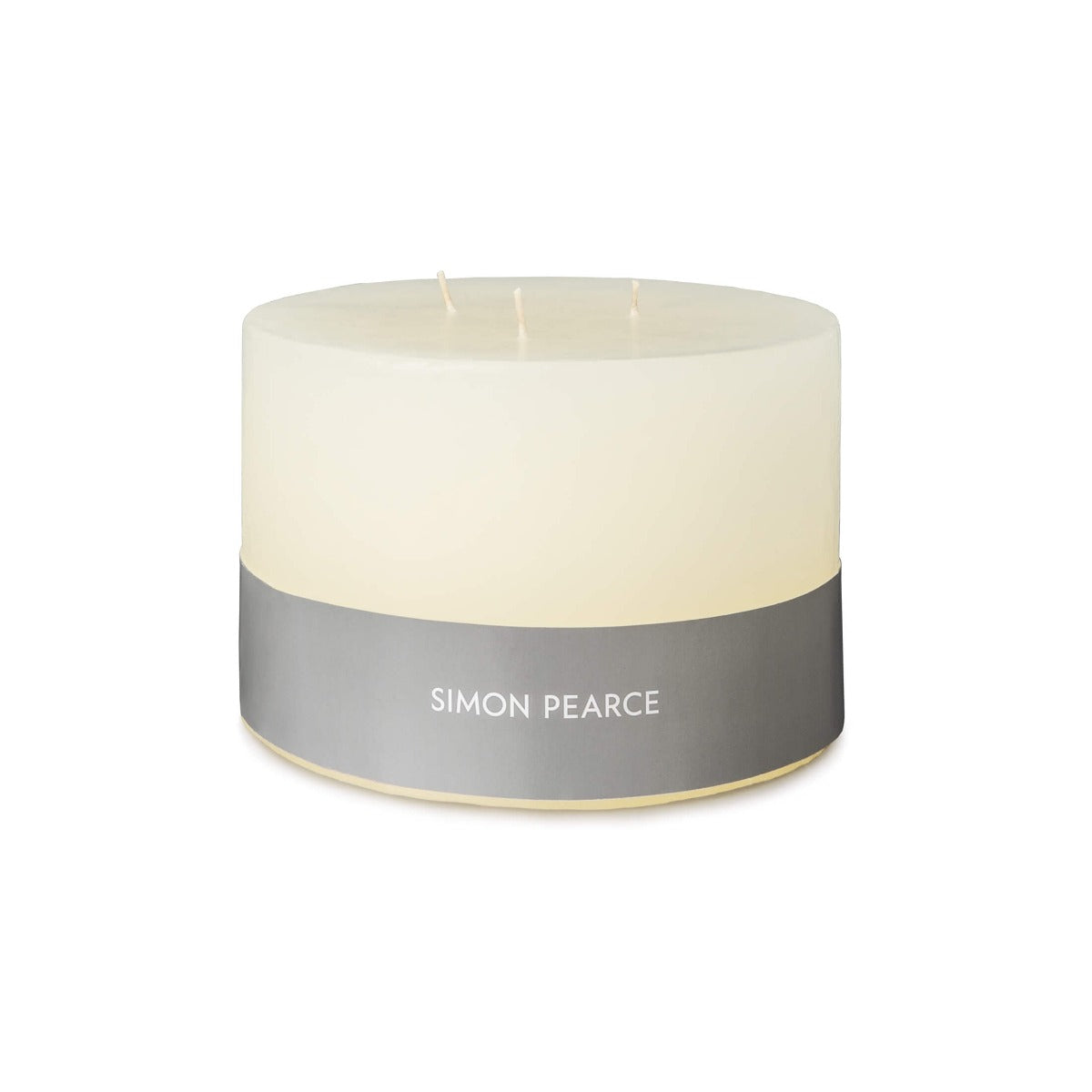 The Wick Pillar Candle in Ivory