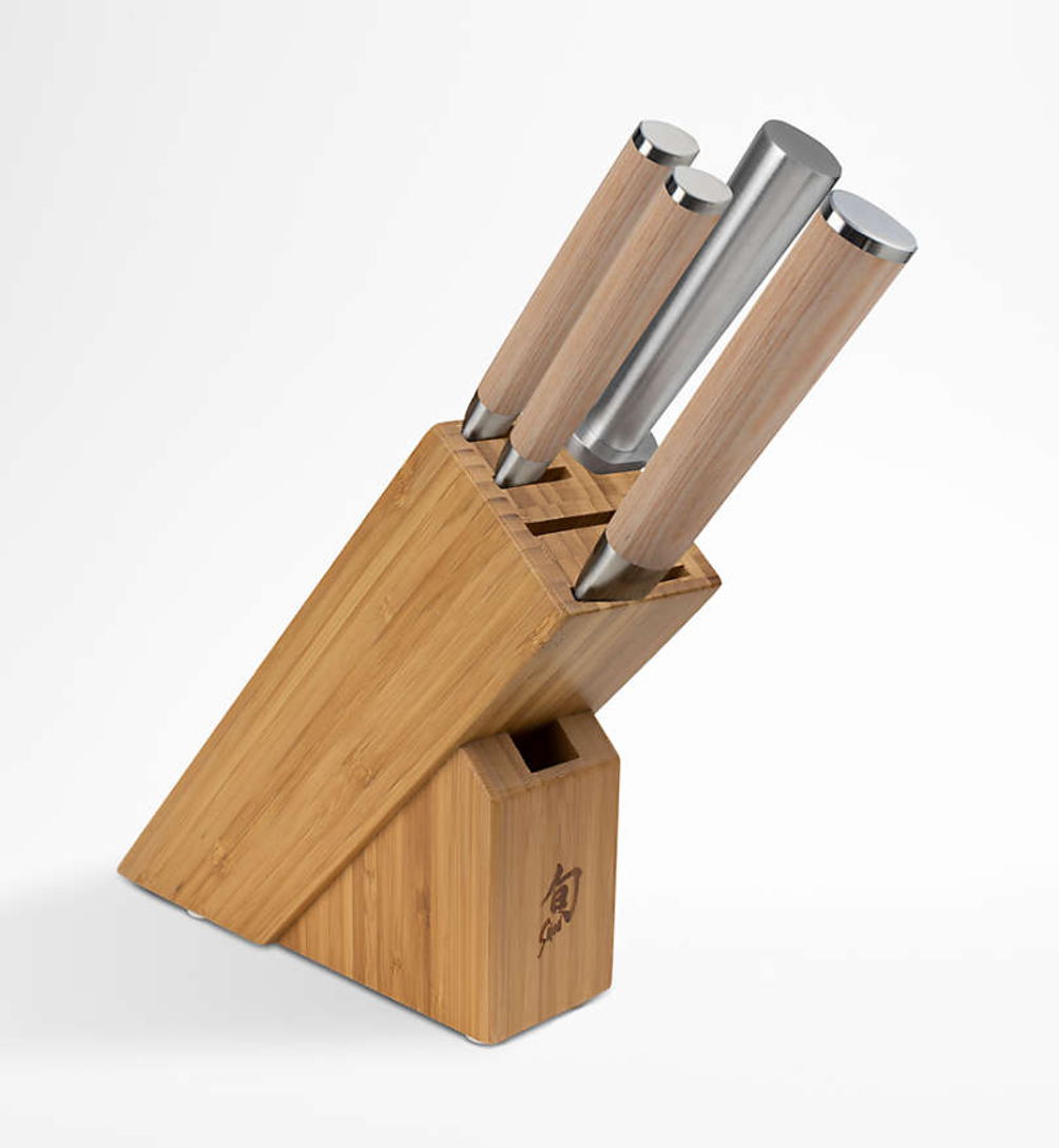 Blonde Shun ® Classic 5-Piece Starter Knife Set