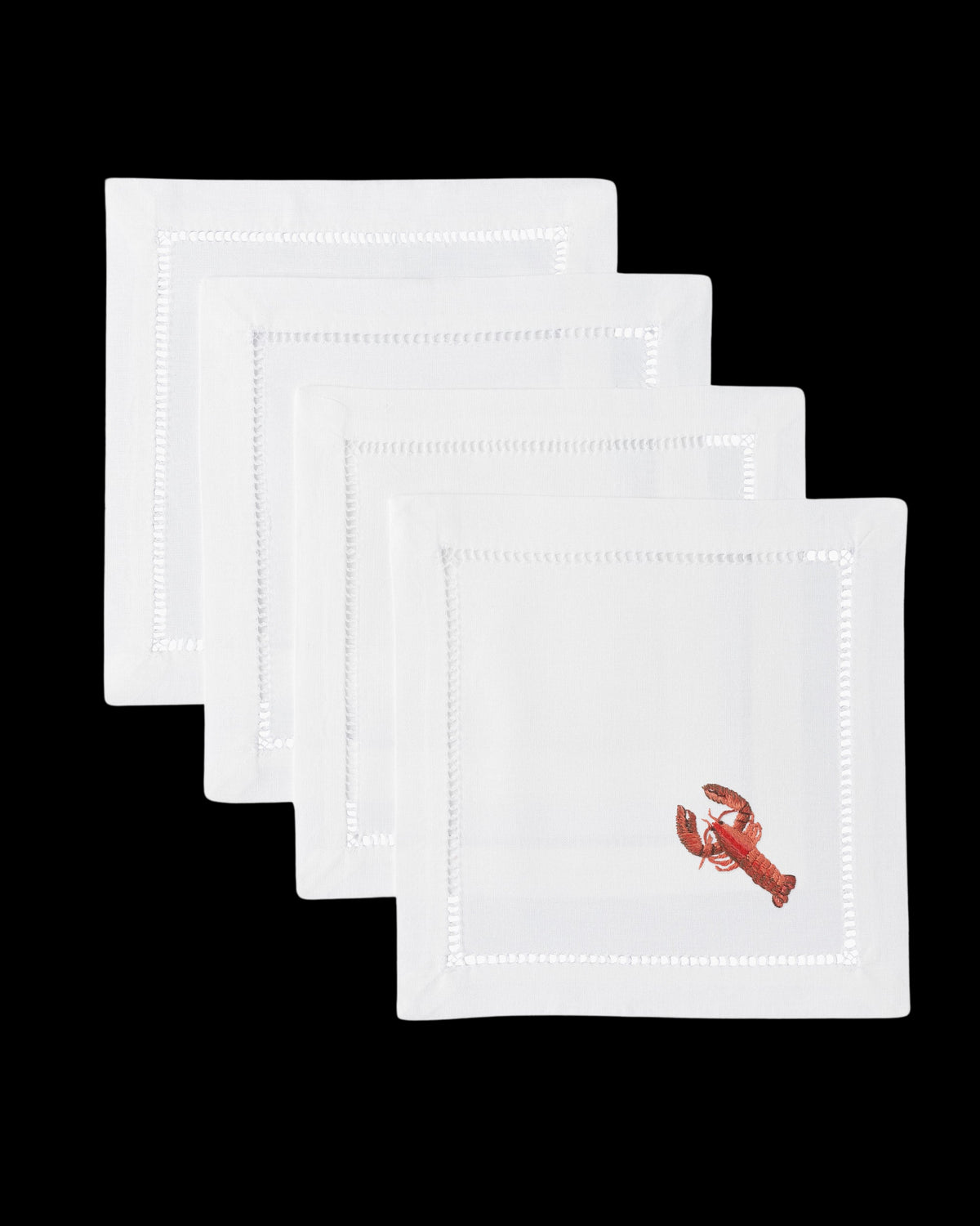 Lobster Modern Cocktail Napkin Set