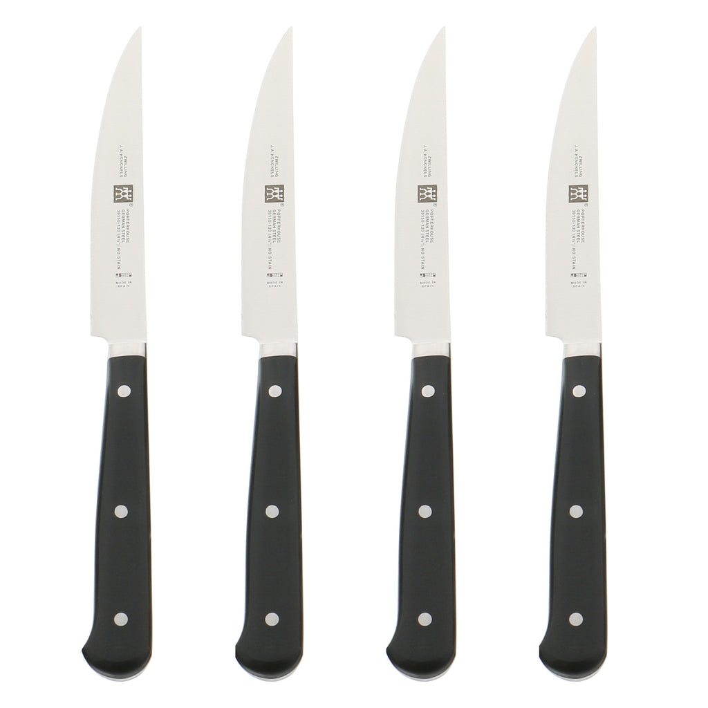 Porterhouse 4-pc Steak Knife Set in Beechwood Box