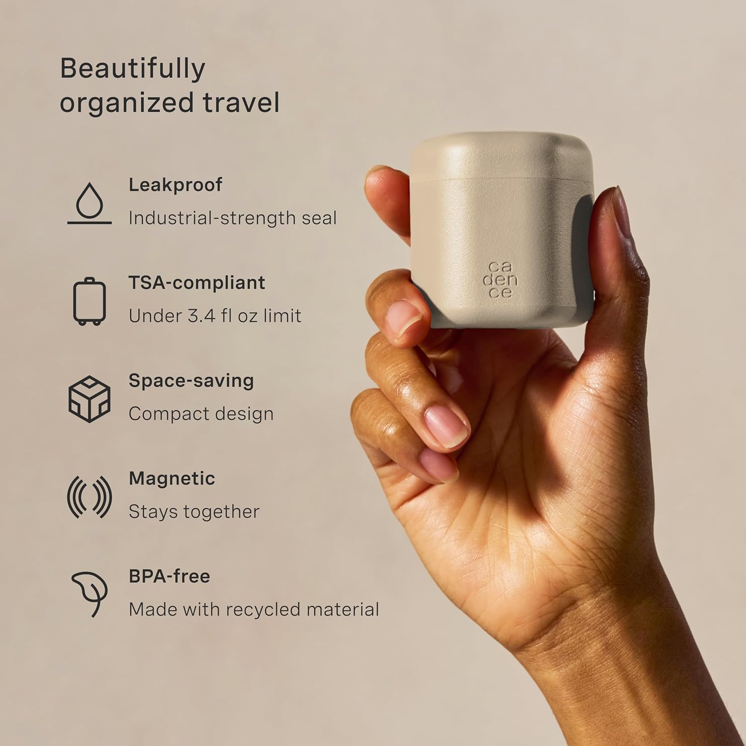 Cadence Travel Containers: Full Set