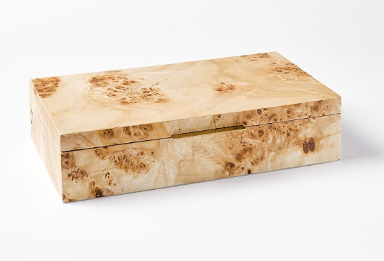 Burlwood Jewelry Box