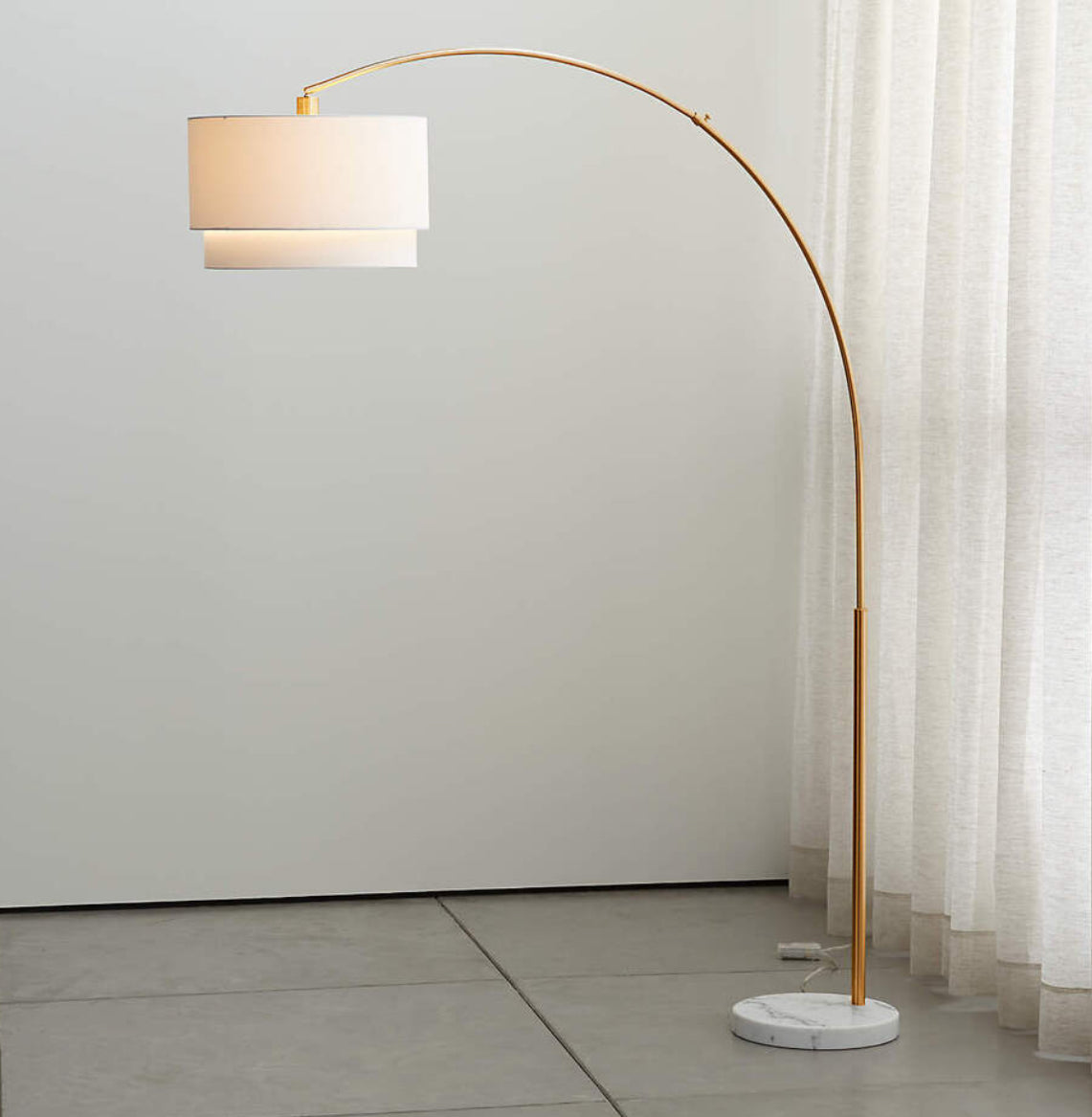 Contribution to Meryl Arc Brass Floor Lamp