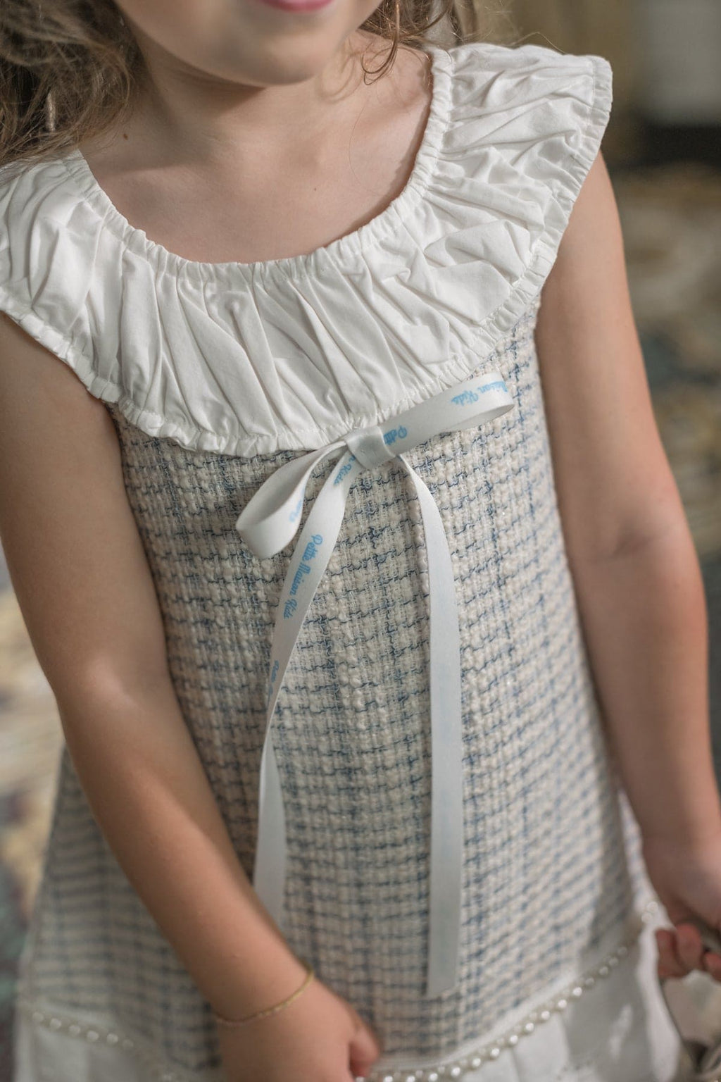 Iris Tweed Dress - Petite Maison Kids