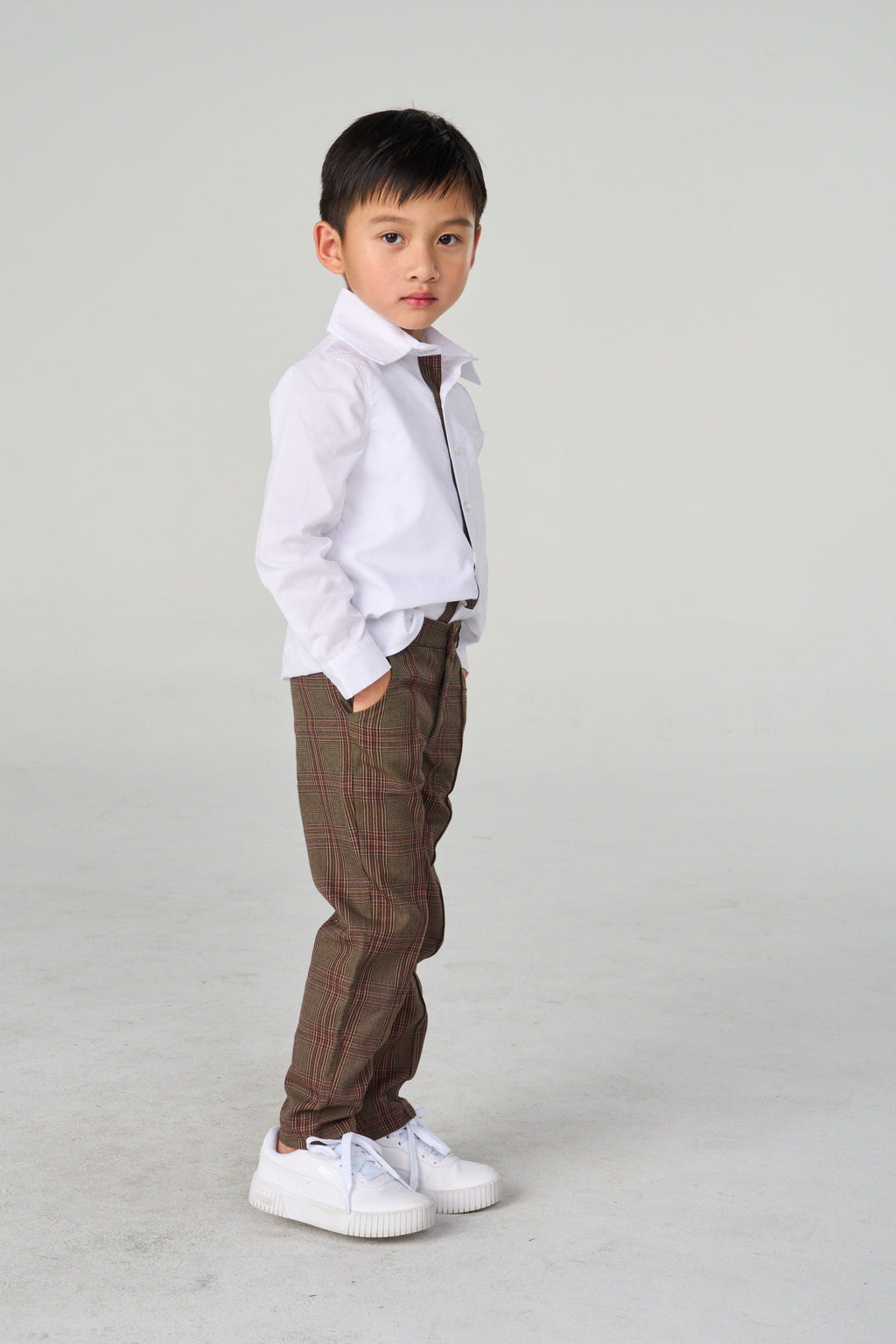 Blair Estate Tweed Shirt and Pants Set - Petite Maison Kids