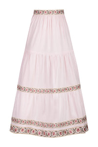 Carnation Ruffle Skirt - Pink Bottoms - Skirts Rosewater House