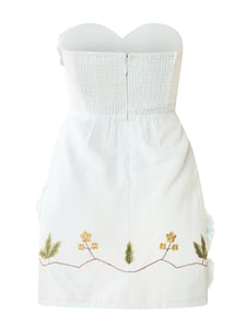 Anais Dress in Lotus Garden Blue
