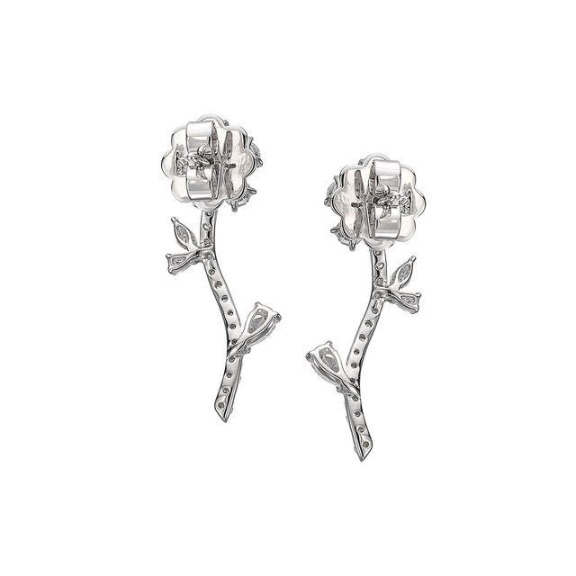 Diamond Marguerite Earrings
