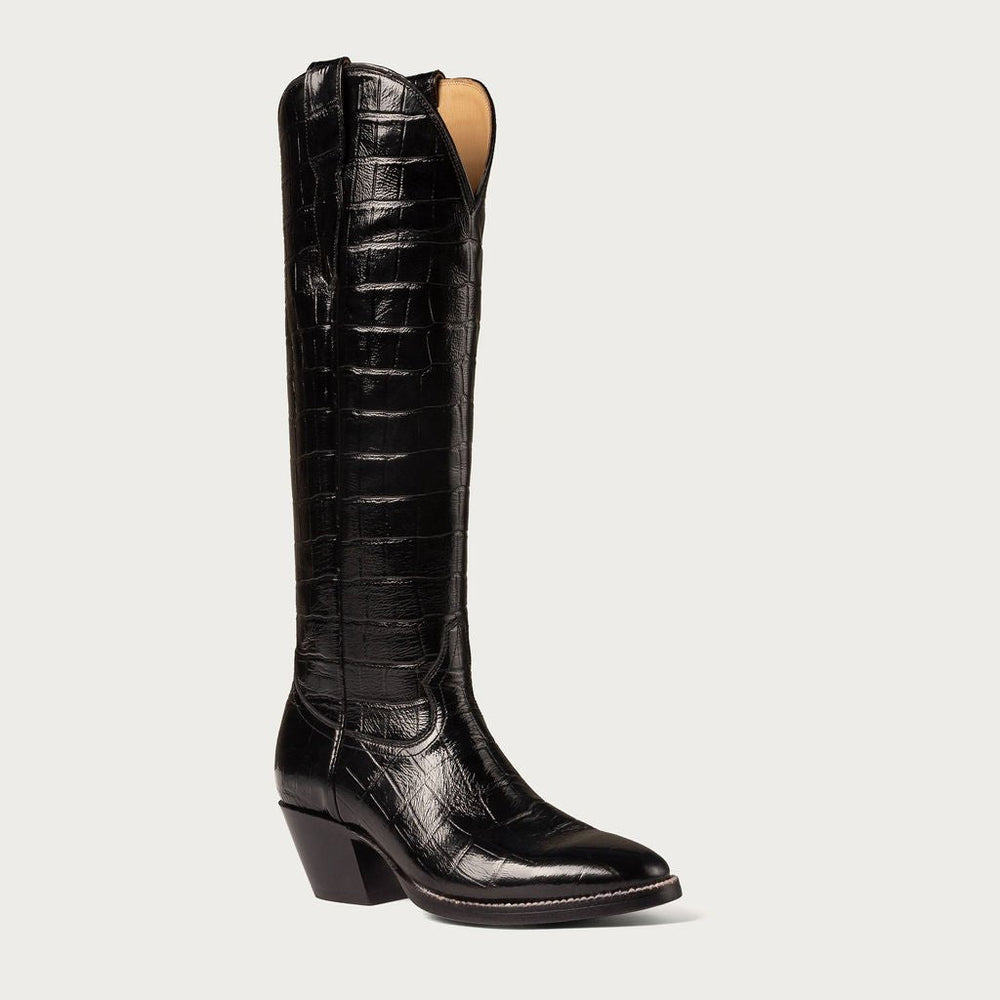 The Ink Croc Soho Boot - CITY Boots