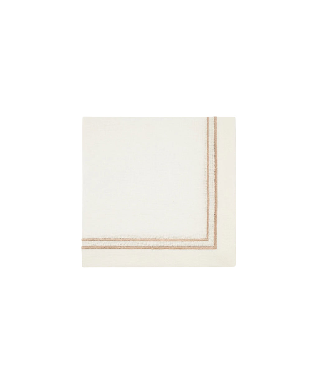 Rebecca Udall Sophie Classic Two Cord Napkin, Dusky Pink