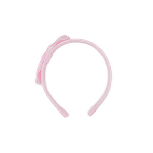 Velvet Lottie Headband by Winn & William, classic girls bow headband hand-wrapped in velvet, perfect accessory for fall outfits and family portraits
