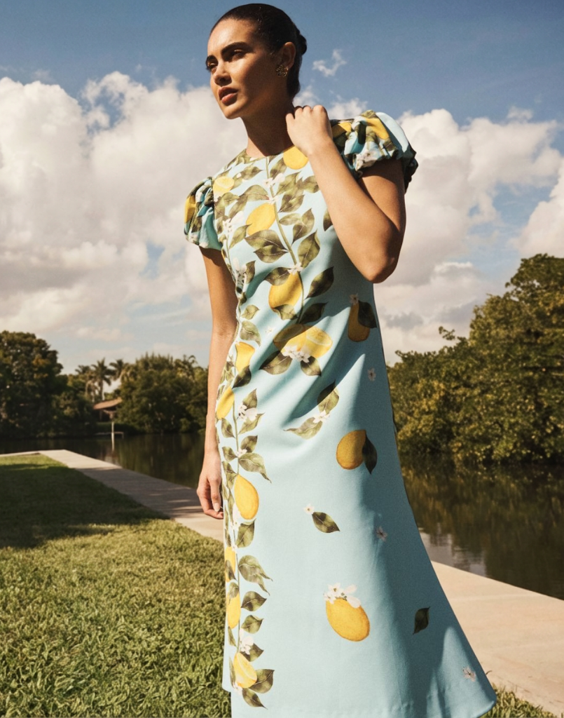 fit and flare crepe midi dress Blue Square Neck Crepe Polka Dot Fit and Flare Midi Dress