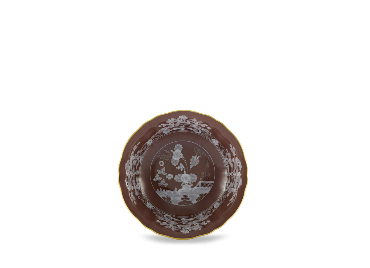 Oriente Italiano Fruit Bowl Antico Doccia in Castagna