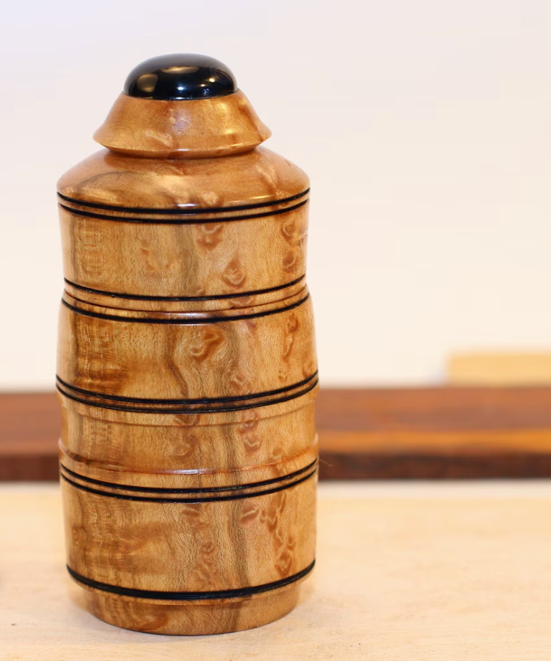 Birdseye Maple and Onyx Box