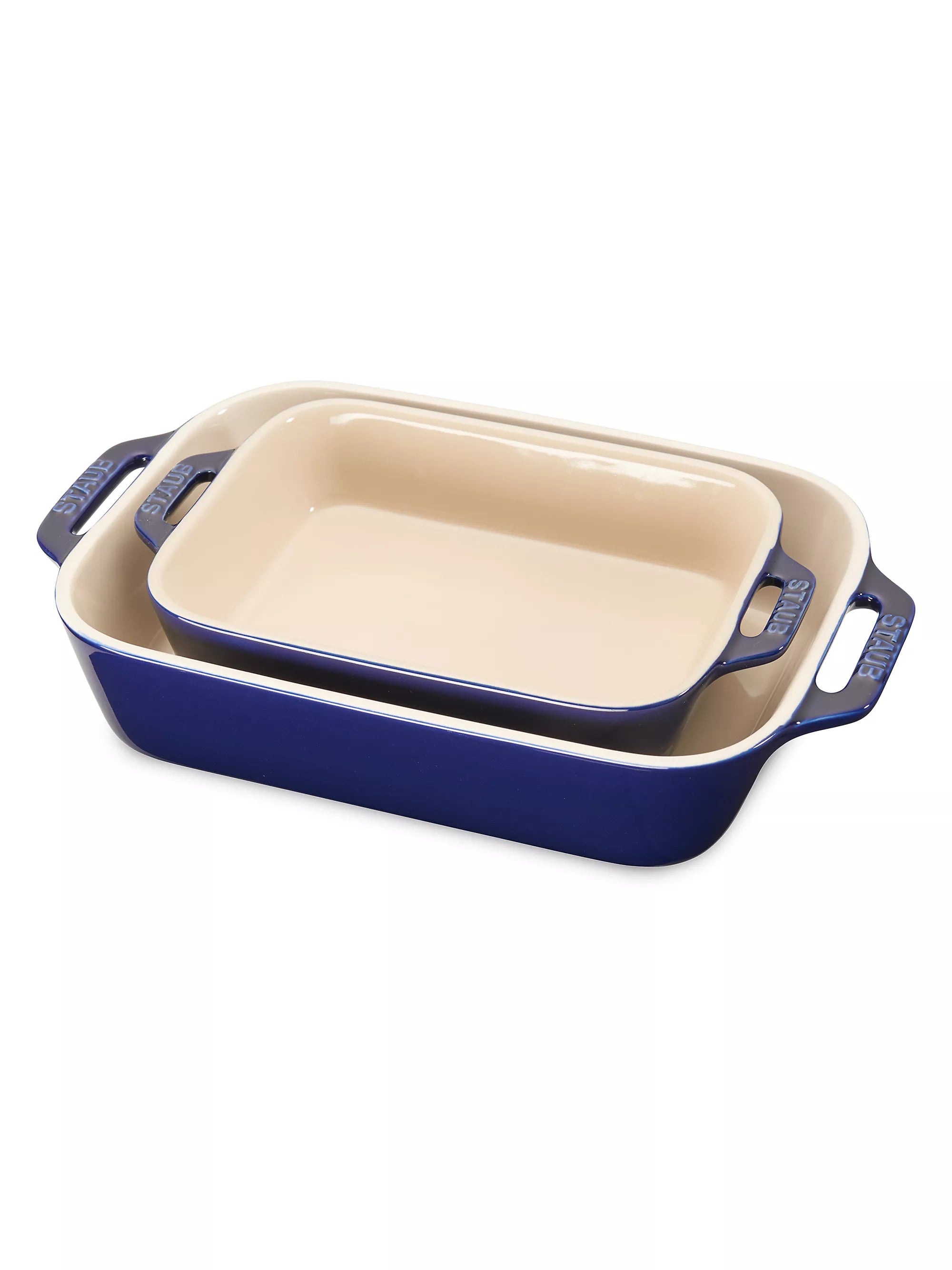 Ceramic 2 Piece Rectangular Baking Dish Set