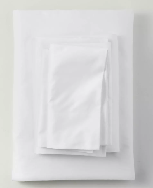 500 Thread Count Washed Supima Sateen Solid Sheet Set - King