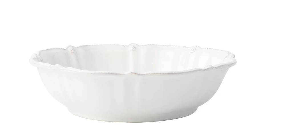 13" Serving Bowl - Whitewash