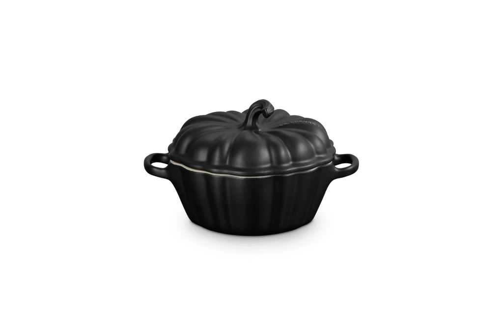 Le Creuset Pumpkin Mini Cocotte, 12 oz., Licorice