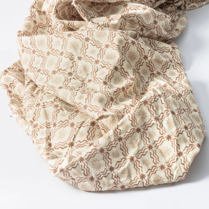 Crib Sheet in GOTS Certified Organic Brushed Cotton by Nate Berkus in Autumn Star