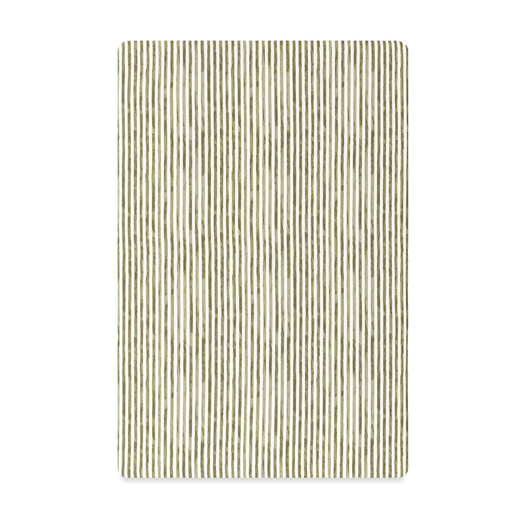 All-Stages® Bassinet Sheet in GOTS Certified Organic Brushed Cotton by Nate Berkus in Juniper Stripe
