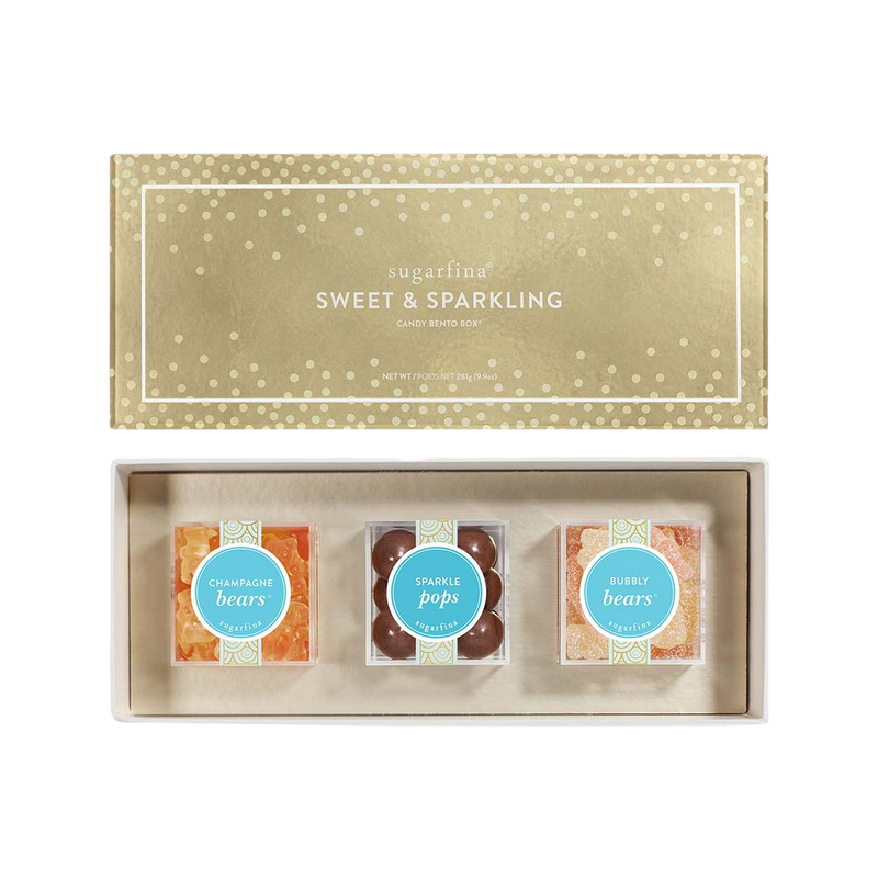 Sweet & Sparkling  3 Piece Preset Candy Bento Box