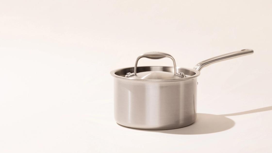 6-Piece Stainless Saucepan Set