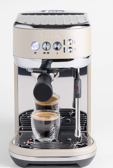 Breville Bambino Plus Espresso Machine in Almond Nougat