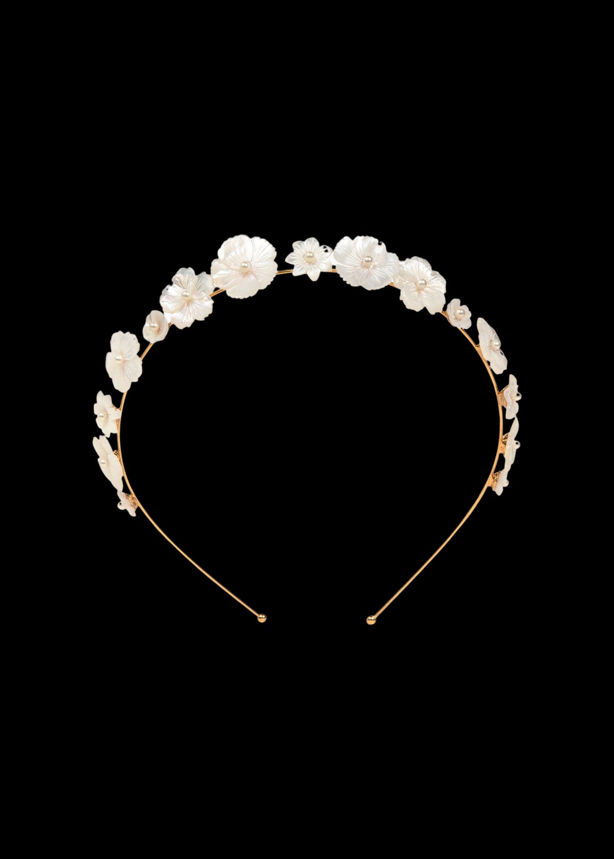 Jenna Headband in Mother of Pearl