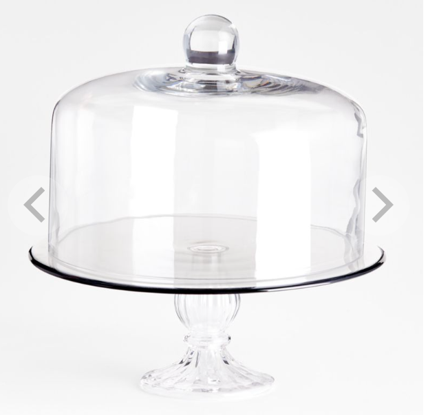 Claude Glass Cake Stand with Lid