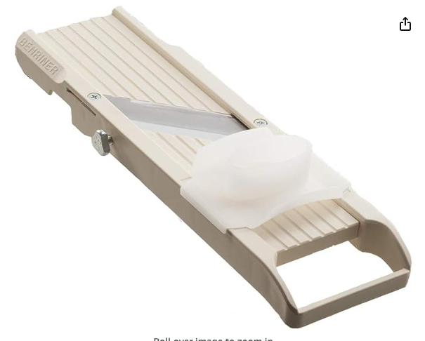 Benriner No. 64 Japanese Mandolin Ivory Vegetable Slicer