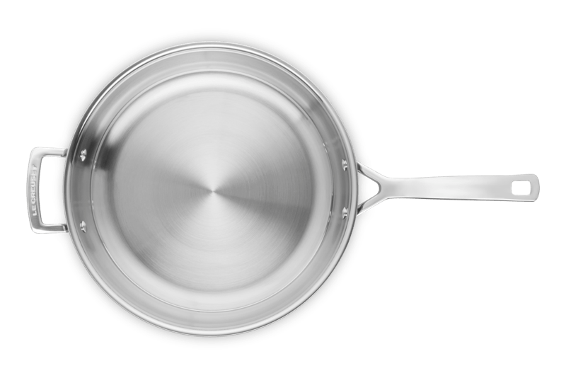 Classic Stainless Steel Round Frying Pan 12 in.