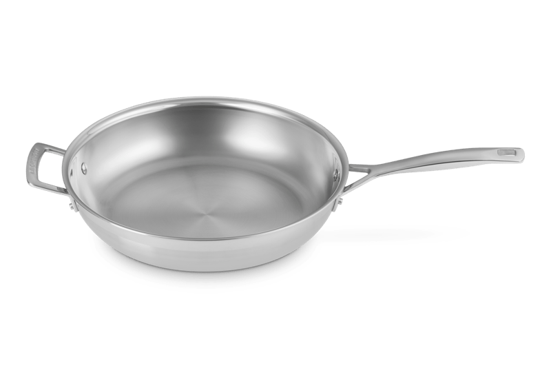 Classic Stainless Steel Round Frying Pan 12 in.