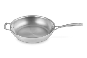 Classic Stainless Steel Round Frying Pan 12 in.