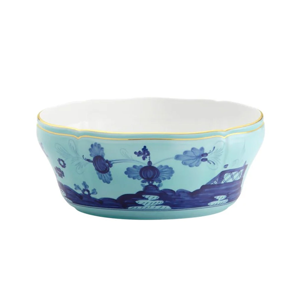 Oriente Italiano Oval Salad Bowl in Iris