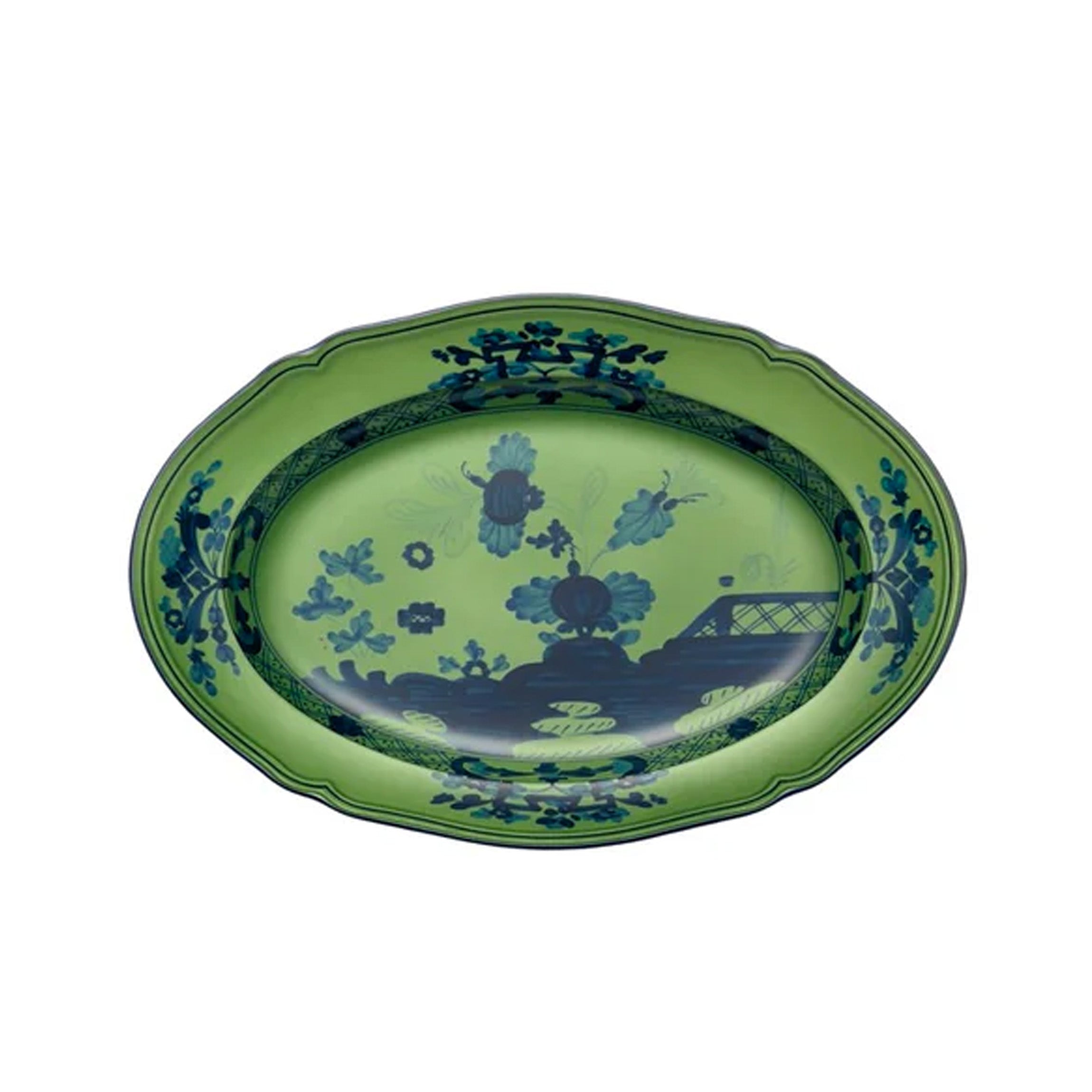 Oriente Italiano Pickle Dish in Malachite